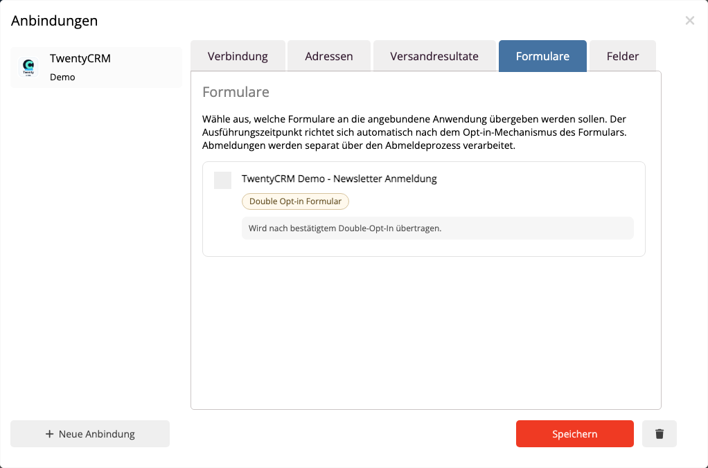 Activate TwentyCRM Form Synchronization