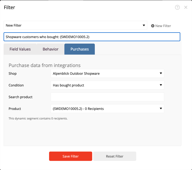 Shopware Produktsegment erstellen