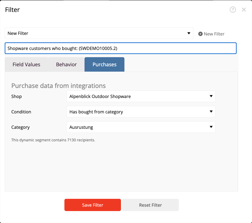 Shopware Kategoriesegment erstellen