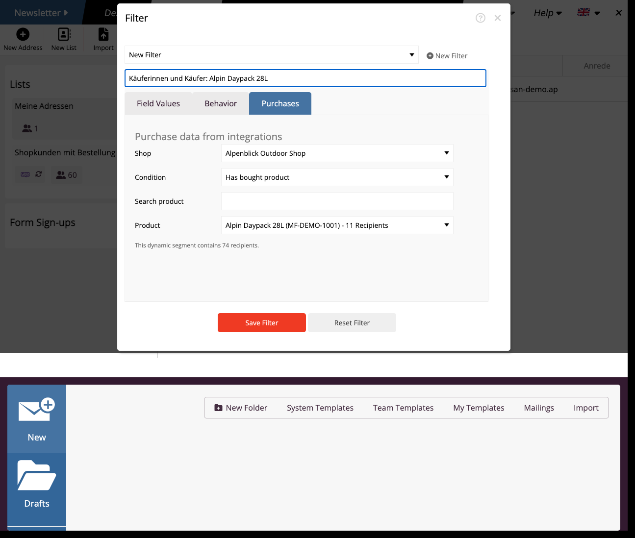 WooCommerce Produktsegment erstellen