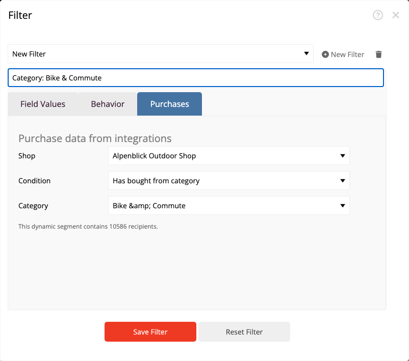 WooCommerce Kategoriesegment erstellen