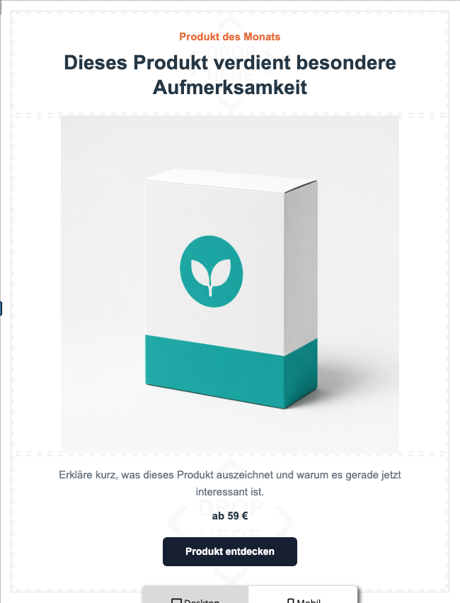Produkt des Monats