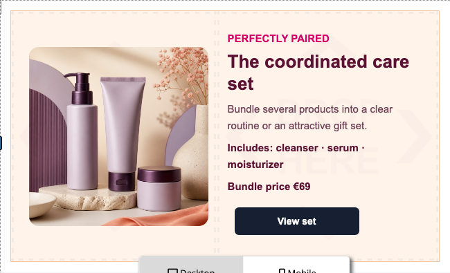 Produktset